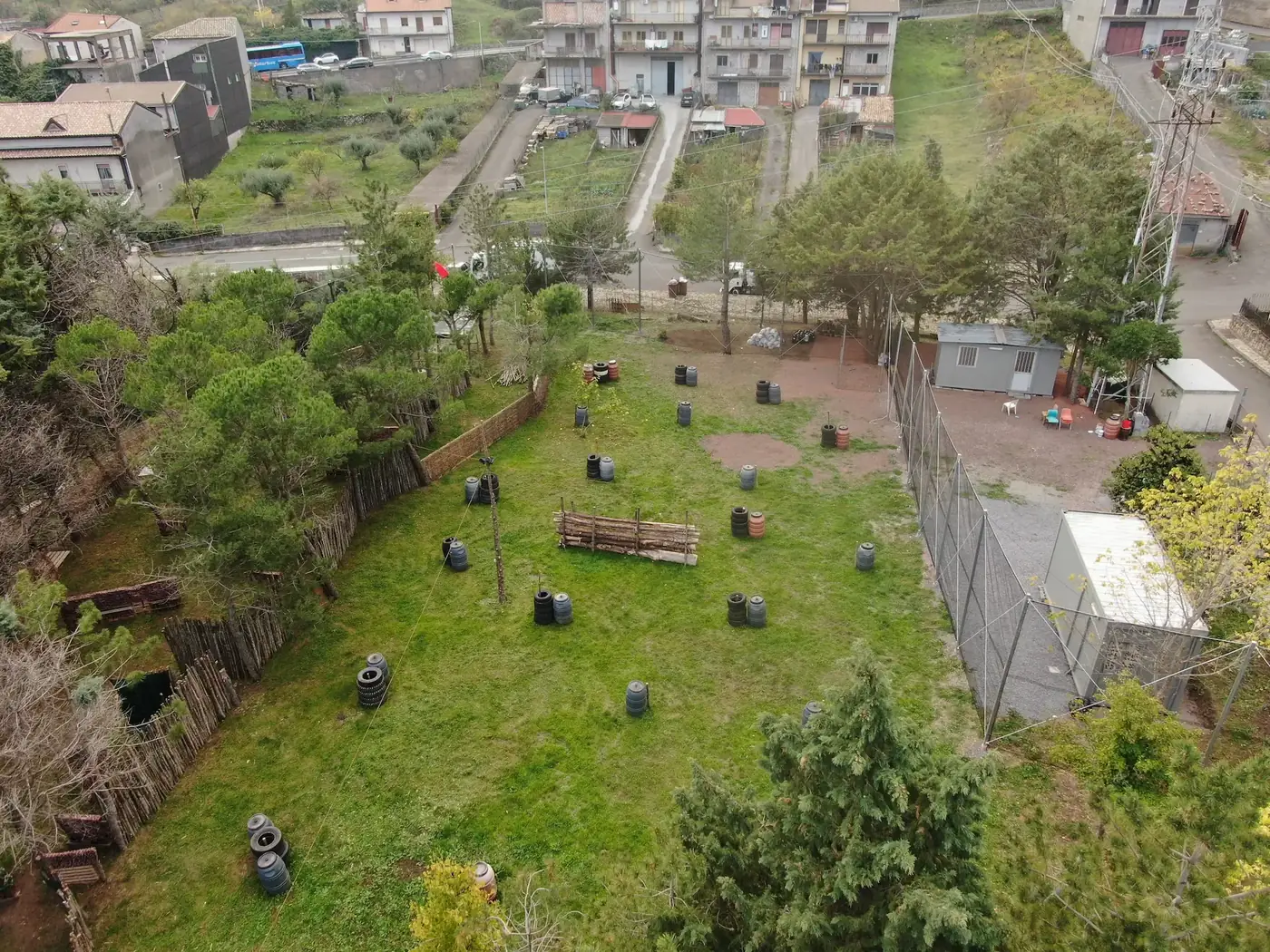 Il campo da paintball